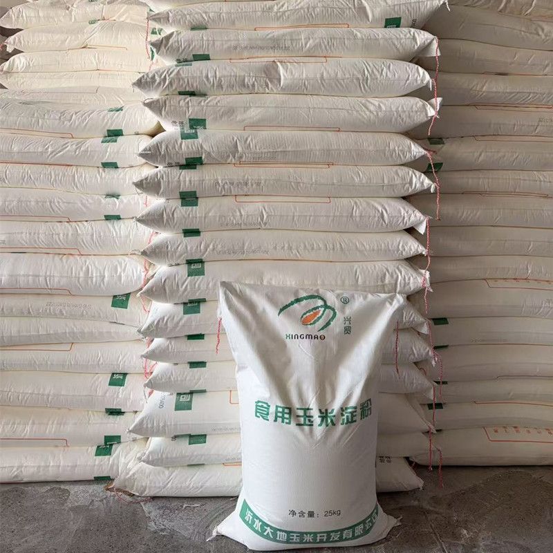 Edible corn starch from China 25kg shelf life of 18 months, fried chicken powder thickening cooking thickening household commercial