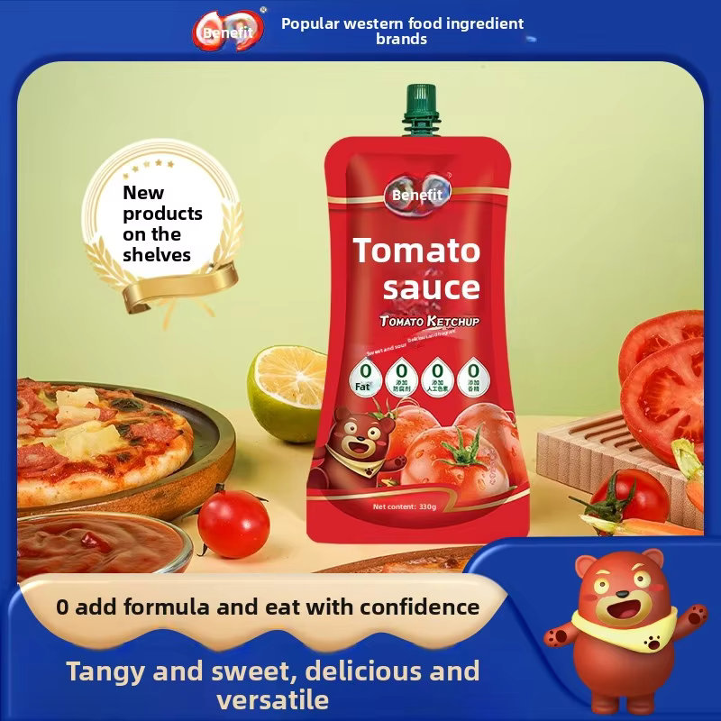 Bailey's Tomato Sauce Sweet Honey Mustard Egg Yolk Flavors Children's No Additives Hand-held Cake 330g Small Package 360 Days
