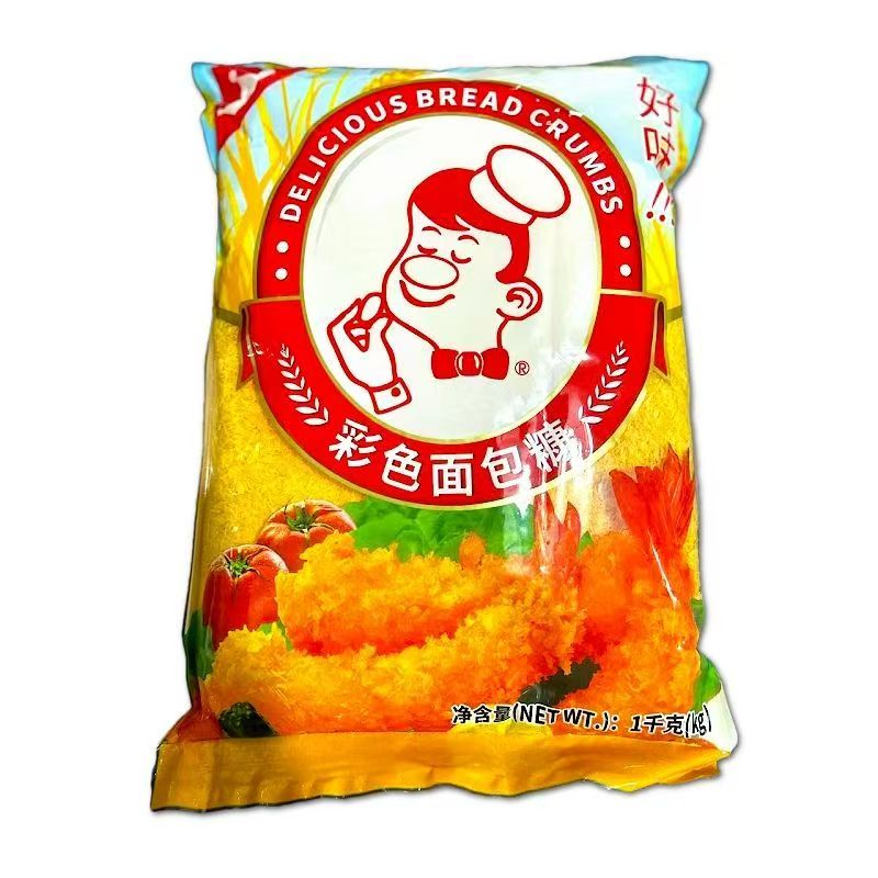 Bailey Good Taste Bread Crumb Fried Chicken Fried Fresh Milk Fried Shrimp Ball 1kg * 10 Bags Commercial