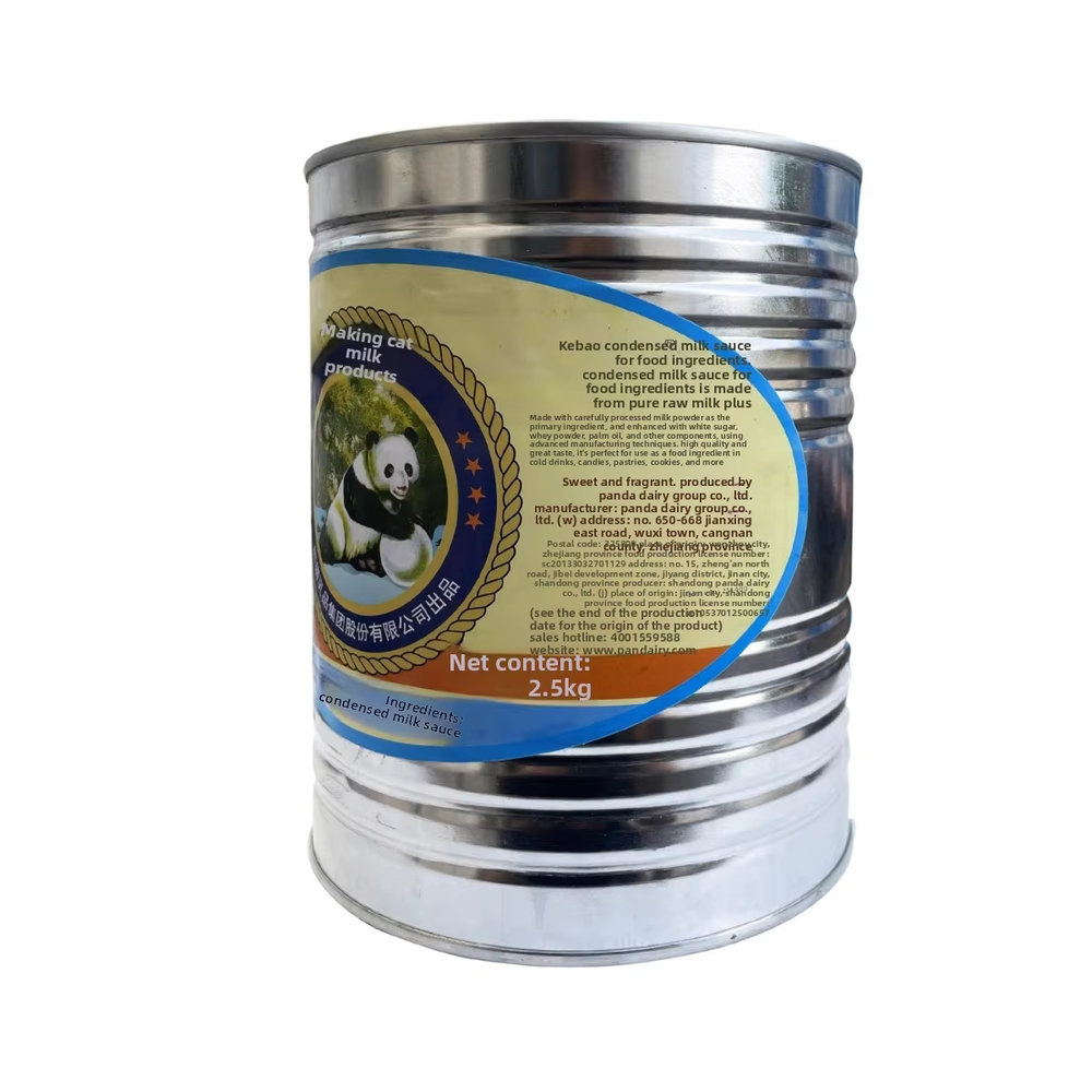 Panda Dairy Kebao Condensed Milk Sauce 5kg - Food Ingredient for Desserts, Baking, Beverages