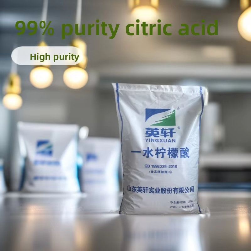 Citric Acid Monohydrate 99% Acidity Regulator 25kg Bag for Scale Cleaning 36 Months Shelf Life Store Cool Dark & Dry