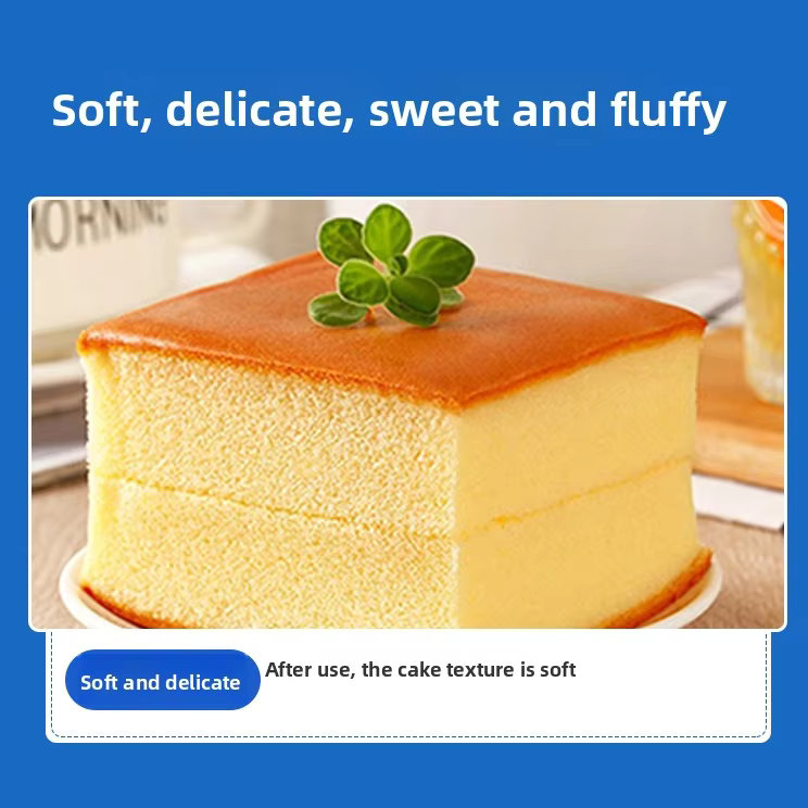 Cake Improver Soft Fine Fluffy No Crumbs Moisturizing Pastry Baking Ingredient Compound Emulsifier Sachet Packaging Henan Romet