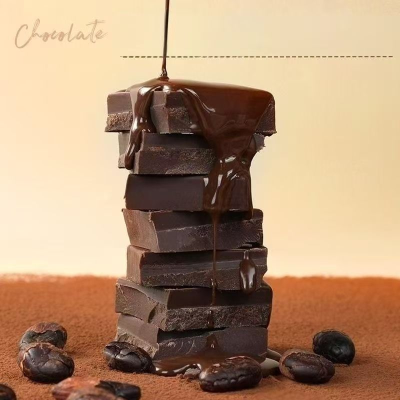 Compound Dark Chocolate Solid Cube Blocks Bulk for Baking Ice Cream Mousse Glazing & Decoration(1)