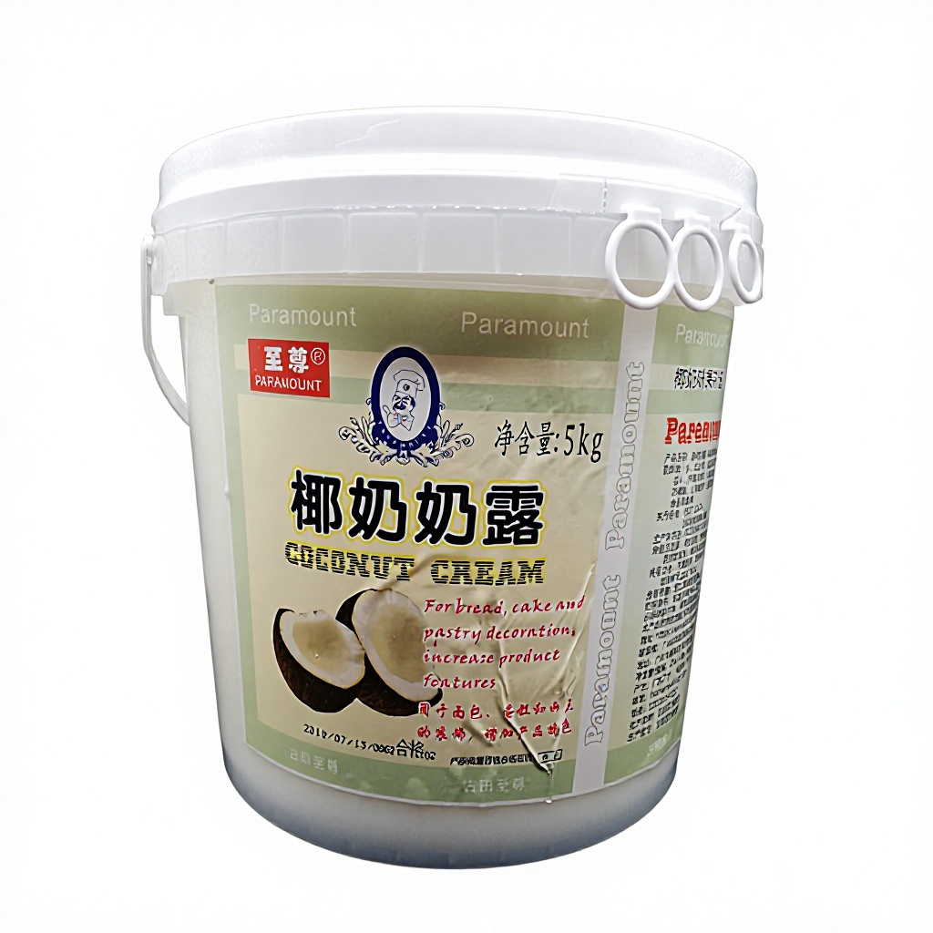 Paramount Mango Cream (Mango Flavored Jam) - 5kg Bulk for Bread, Cake & Pastry Decoration