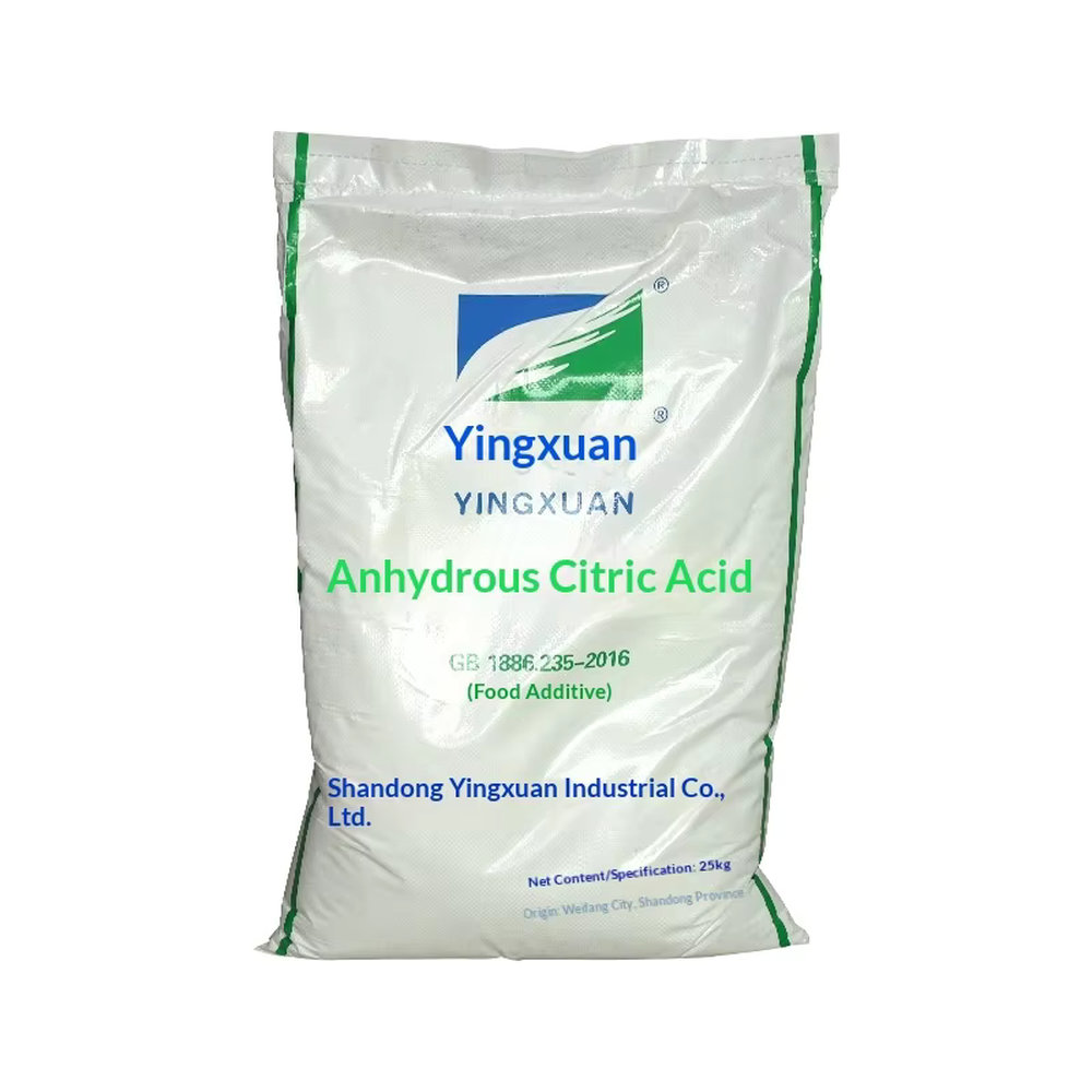 Anhydrous Citric Acid Food Grade Plasticizer Water Soluble Regulator Descaling Detergent Antioxidant 25KG 24 Months Shelf Life