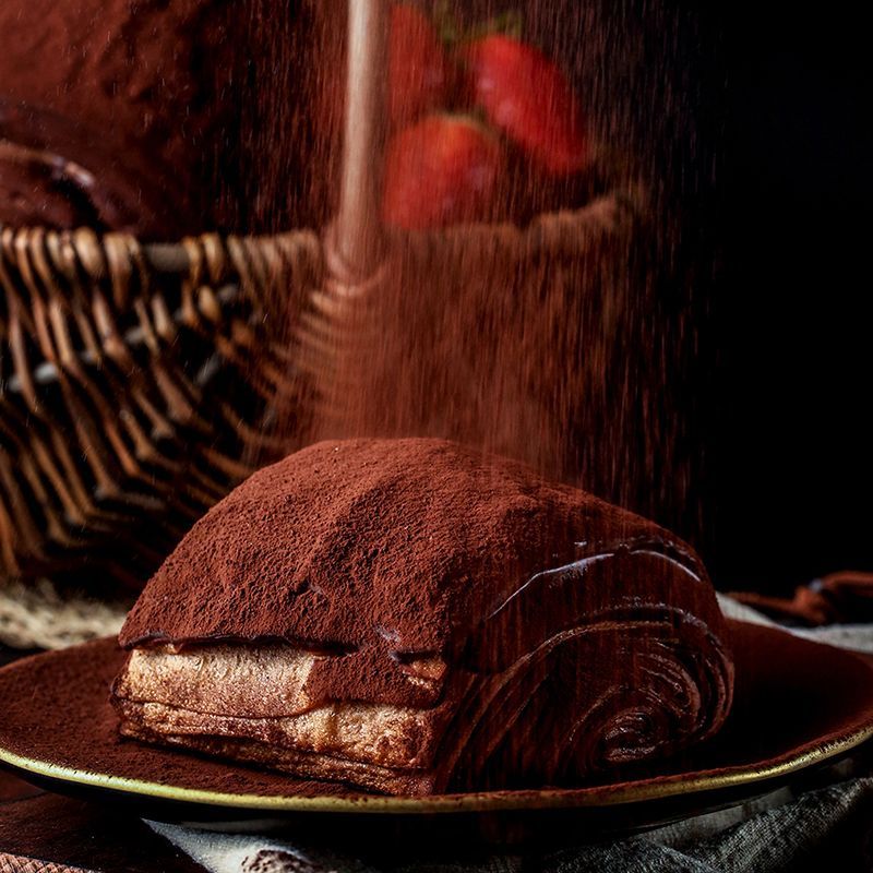 Kaibei Cocoa Powder 1kg - Solid Beverage for Baking, Biscuits, Drinks & Dessert Decoration, Fine Texture & Mellow Cocoa Flavor