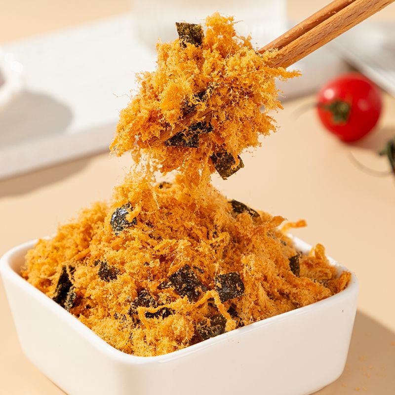Baking Seaweed Crispy Floss – Seasoned Chicken & Sesame Floss for Bakery, Rice Bowls, Pastries