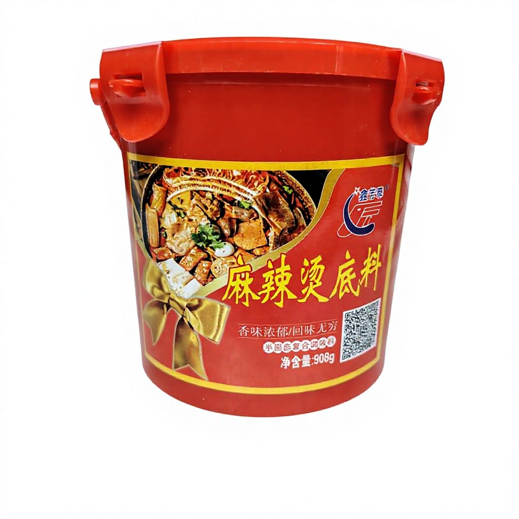 Spicy Hot Pot Base Sauce Compound Seasoning 908g Semi-solid Authentic Chinese Mala Flavor 18 Months Shelf Life for BBQ Noodles