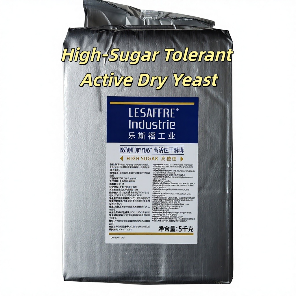 High Sugar Instant Dry Yeast Powder Fast-Rising for Commercial Bakery Bread & Pastry Production 5kg