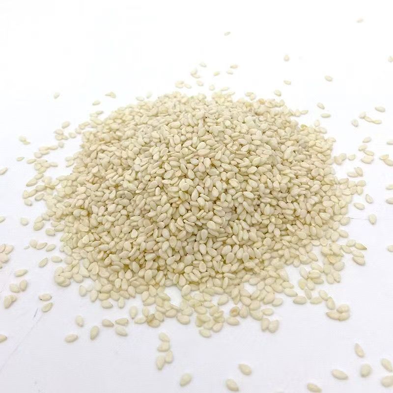 Fragrant fresh peeled white sesame 25kg, peeled raw sesame commercial