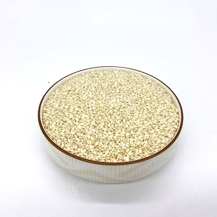 Fragrant fresh peeled white sesame 25kg, peeled raw sesame commercial