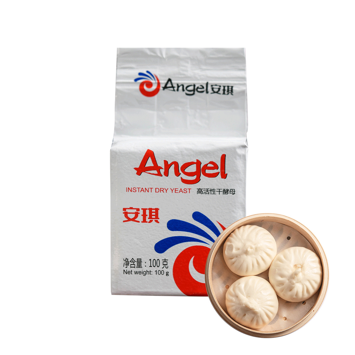 Angel Low-Sugar High-Activity Instant Dry Yeast Powder 500g Vacuum Pack Home Use Steamed Bun Rising Agent Baking Ingredient