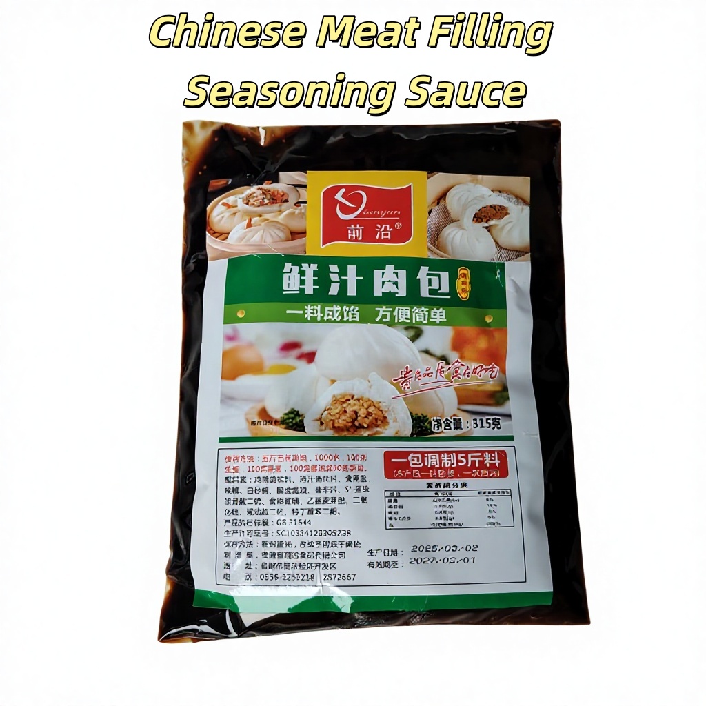 Fresh Meat Filling Sauce for Buns Dumplings 315g Pack One Bag Makes 5kg Filling Chinese Style Seasoning Mix 24 Months Shelf Life