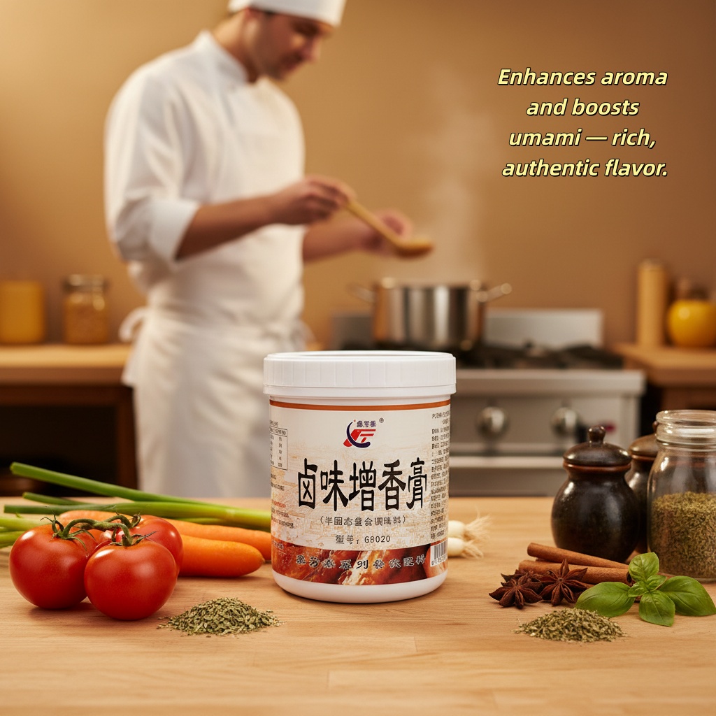 Braised Flavor Enhancer Paste with Fermented Soy Sauce 1kg Premium Chinese Meat Seasoning for BBQ Sausage & Roasted Meat