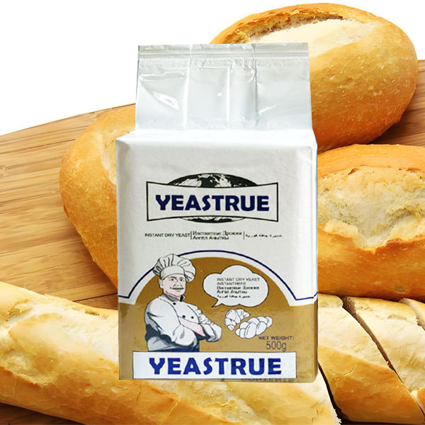 Instant Dry Yeast Powder 500g Active Baking 450g 400g Factory for Bakery Fast Fermentation Low Sugar and High Sugar Bread Dough