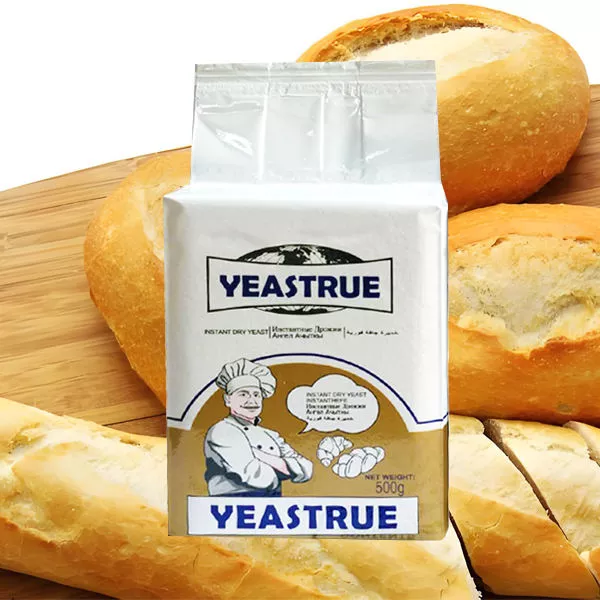 Instant Dry Yeast Powder 500g Active Baking 450g 400g Factory for Bakery Fast Fermentation Low Sugar and High Sugar Bread Dough