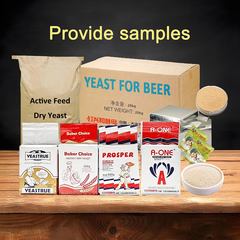 Instant Dry Yeast Powder 500g Active Baking 450g 400g Factory for Bakery Fast Fermentation Low Sugar and High Sugar Bread Dough
