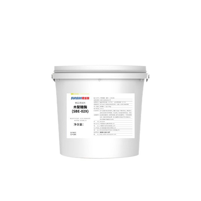Xylanase Enzyme SBE-02X for Bread & Baked Goods – Improves Dough Stability, Volume & Texture | 1.0-3.0g/100kg Flour | Food Grade
