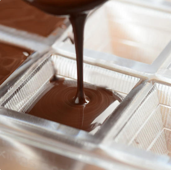 Compound Dark Chocolate Solid Cube Blocks Bulk for Baking Ice Cream Mousse Glazing & Decoration