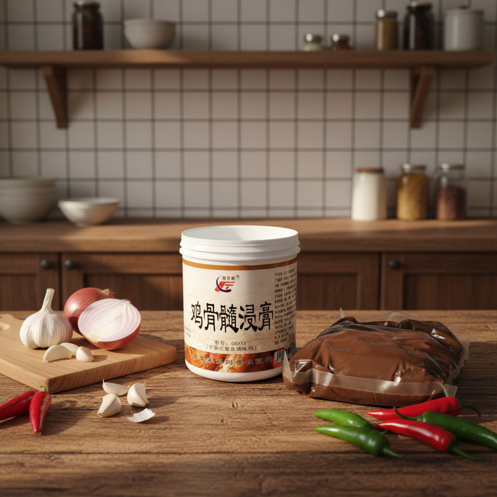 Chicken Bone Marrow Extract Semi-solid Compound Seasoning 1kg Natural Umami Booster for Meat Soup & Noodle Seasoning