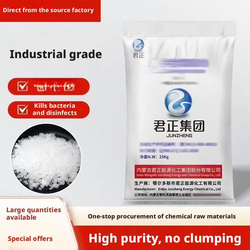 Caustic Soda (Sodium Hydroxide, NaOH) 98.5% - Industrial Grade Flake for Soap Making, Textile Dyeing, Oil Refining & Chemical Production