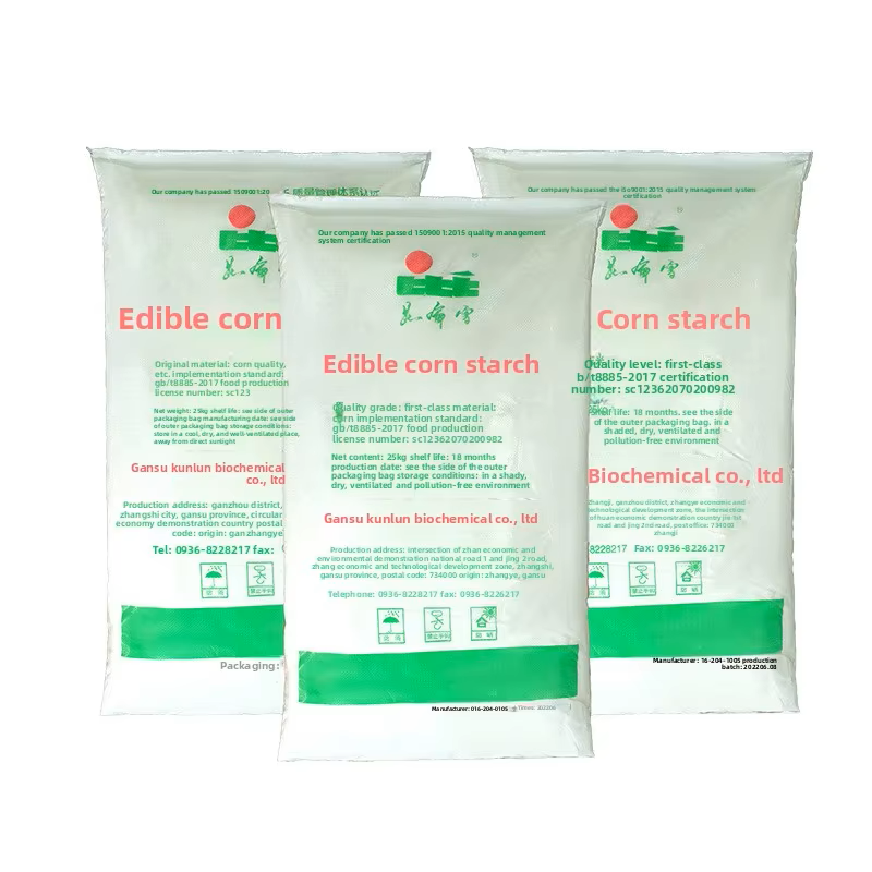 Premium Food-Grade Corn Starch – High Purity & Non-GMO – 25kg Bulk Bag – Global Shipping Available