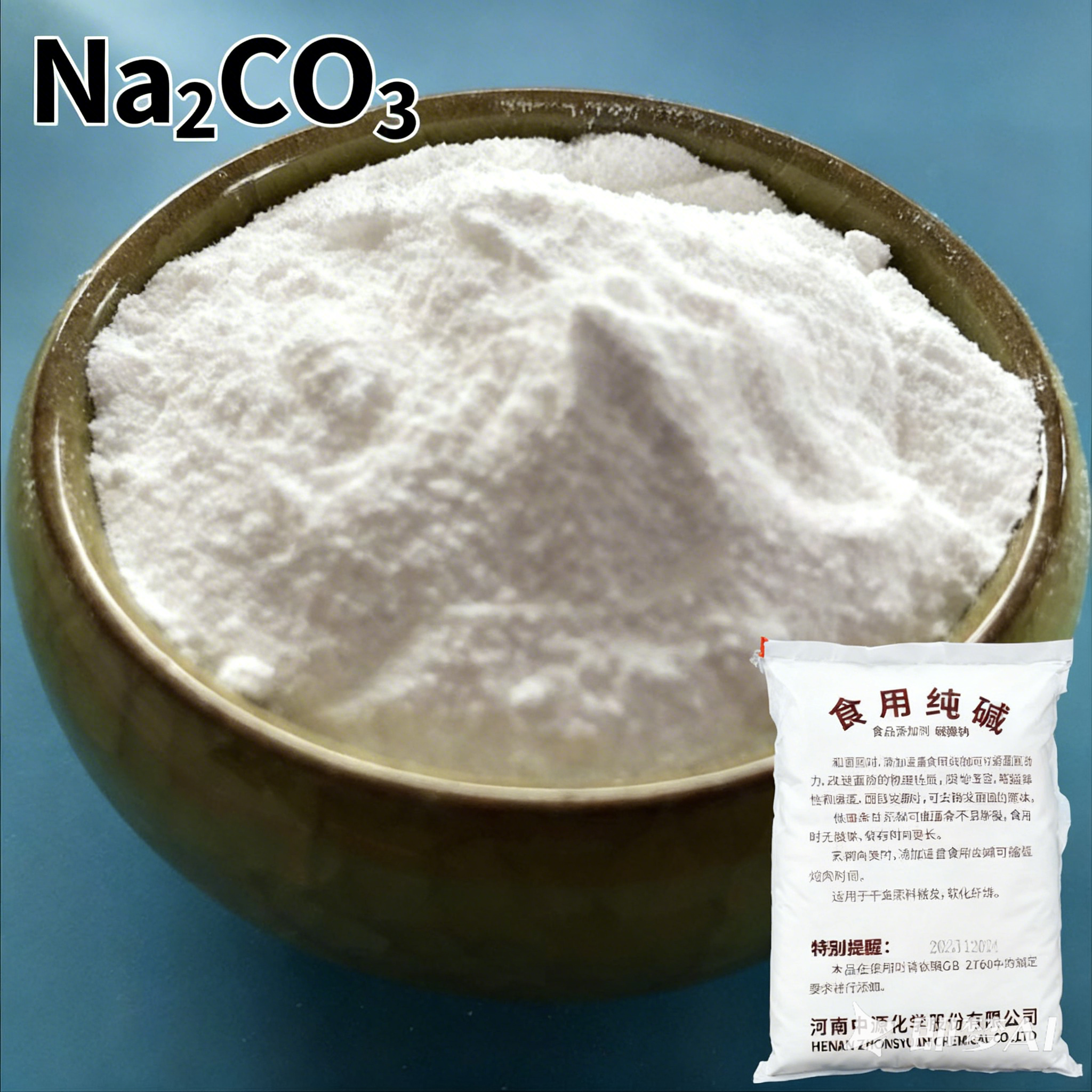 Food Grade Sodium Carbonate Powder Nutrition Enhancers for Noodles Ramen Baking Cleaning Degreasing Dishwashing Alkaline Cooking