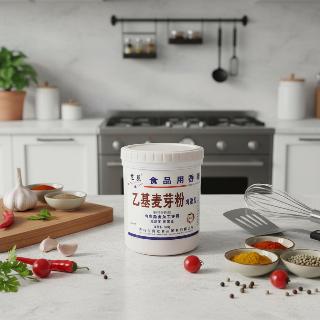Concentrated Ethyl Maltol Powder Flavoring Agents for Meat Flavor Enhancement Heat-Resistant Food Grade 500g Cooked Meat