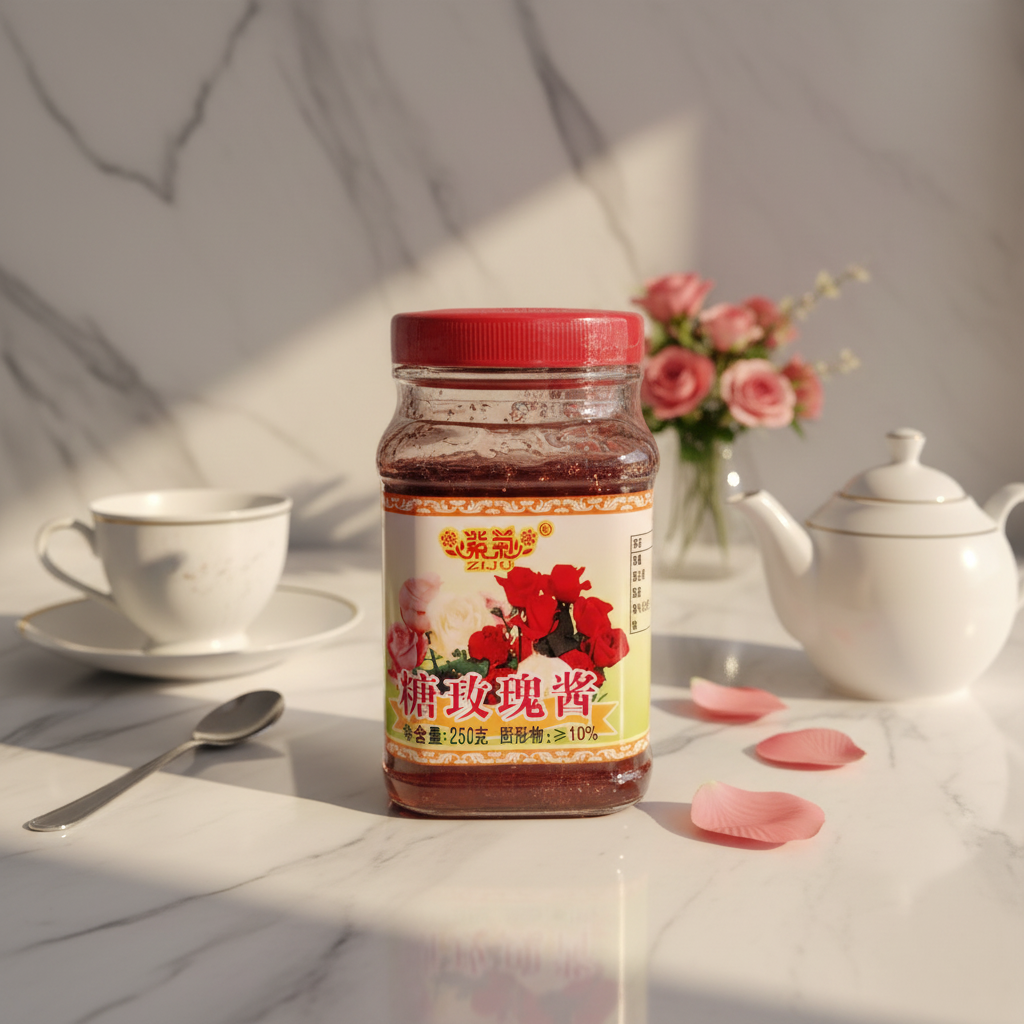 Rose Jam for Tea Desserts Baking Premium Chinese Rose Paste Natural Rose Flavor for Smoothies Yogurt Cake Filling Henan Zhigong
