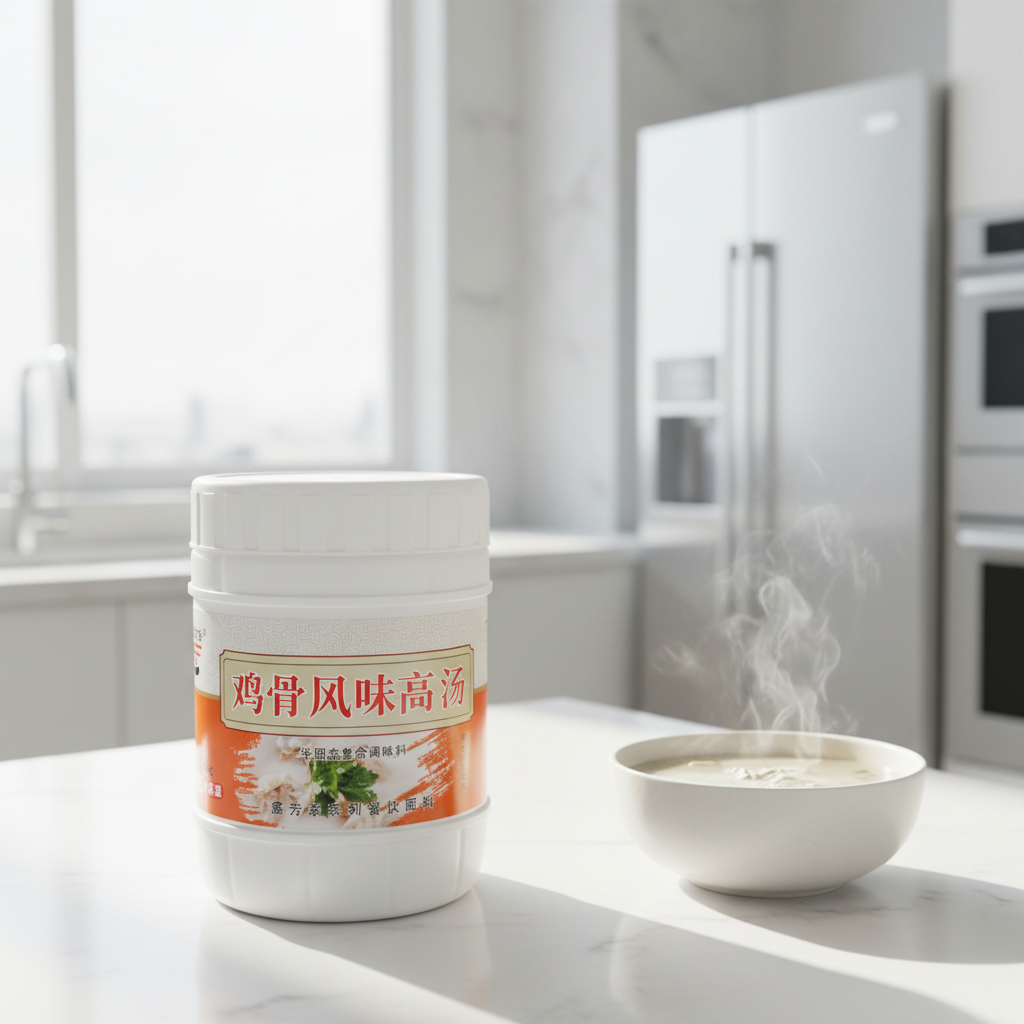 Chicken Bone Broth Paste with Monosodium Glutamate 1kg Chinese Flavor Enhancer Soup Base for Hot Pot Noodles & Dumplings