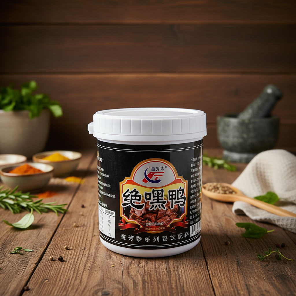 Duck Flavor Enhancer Paste 1kg Chinese Seasoning with 18-Month Shelf Life for Roast Duck Duck Neck & BBQ