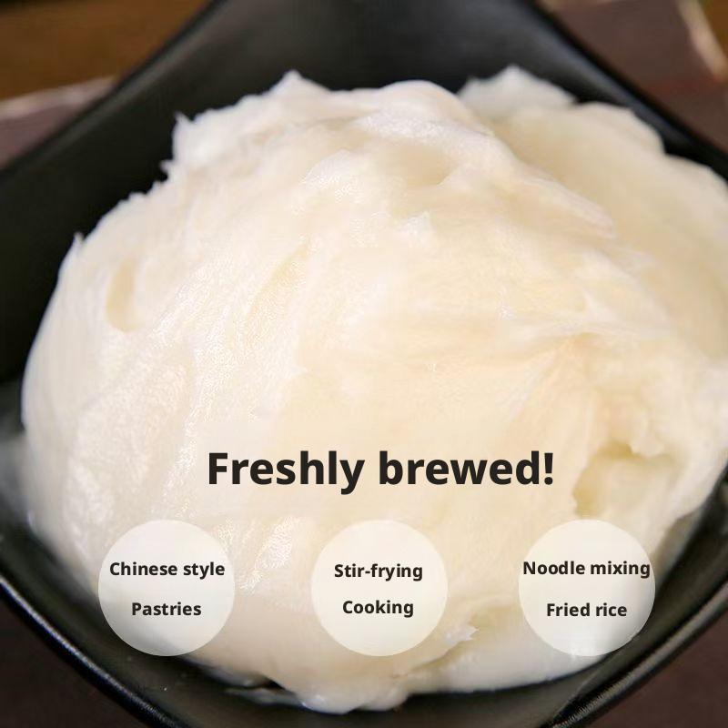 Lard Cooking Oil – Premium Rendered Pork Fat for Baking, Frying & Stir-Fry, Rich Aroma, 5kg Bulk Pack