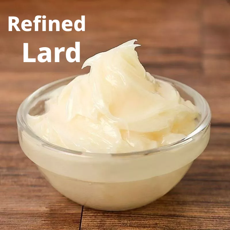 Lard Cooking Oil – Premium Rendered Pork Fat for Baking, Frying & Stir-Fry, Rich Aroma, 5kg Bulk Pack