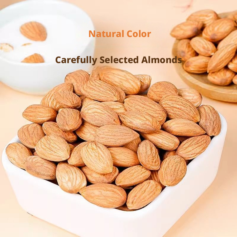 Premium Salted Baked Almonds-Natural Crunchy Snack High Protein & Vitamin E Non-GMO 2.3kg Pack for On-the-Go Energy