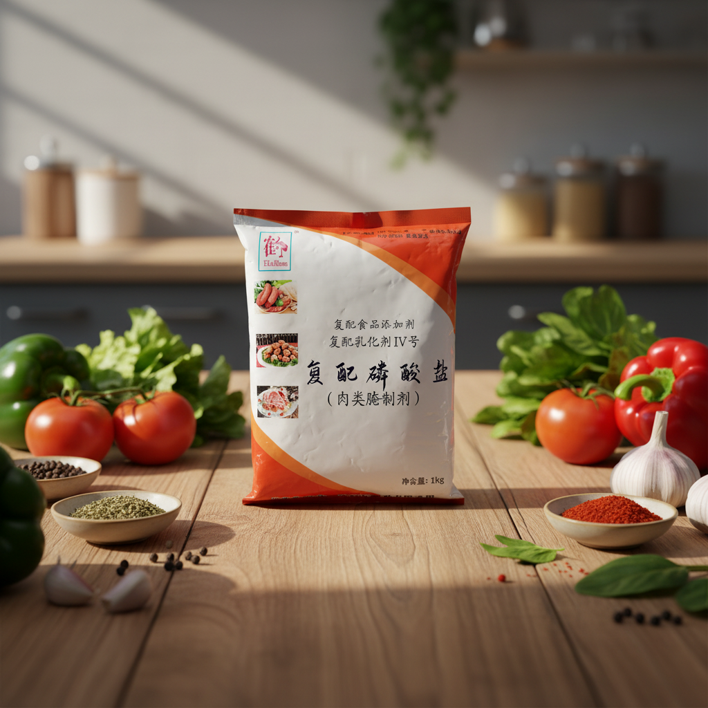 Premium Food-grade Compound Phosphate Meat Curing Agent Emulsifier for Sausage Ham Processed Meat Processing (1kg 24-Month Shelf