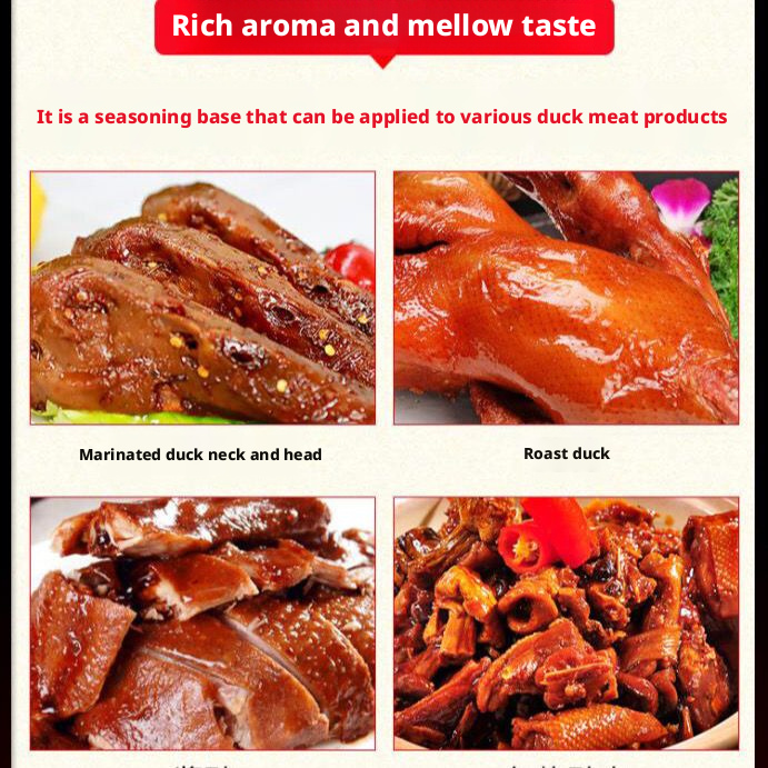 Crispy Duck Flavor Paste Chinese Roast Duck Seasoning Sauce 1KG for BBQ Roasted Duck Burnt Goose Meat Products Made in China
