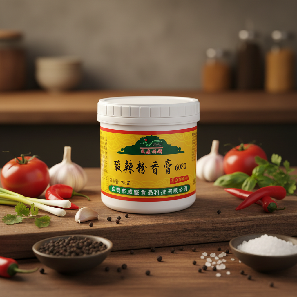 Spicy Sour Seasoning Paste for Hot Pot & Street Food Meat Flavor Compound Sauce 908g Jar Henan Zhigong 12 Months Shelf Life