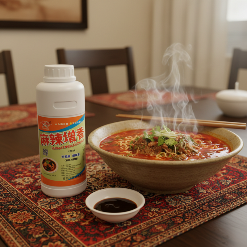 Authentic Sichuan-style Spicy Flavor Enhancer Liquid for Hot Pot BBQ Sauce & Meat Seasoning 500g Food Grade Additive