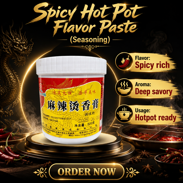 Spicy Hot Pot Flavor Paste 500g Soybean Oil Chinese Seasoning 18-Month Shelf Life Henan Zhigong for Hot Pot BBQ Meat Marinade