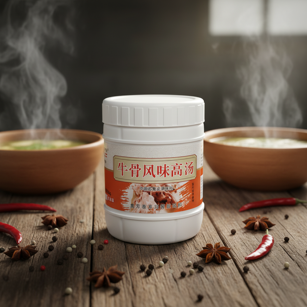 Beef Bone Broth Paste 1kg Chinese Soup Base for Hot Pot Noodles & Dumplings 18 Months Shelf Life Henan Zhigong