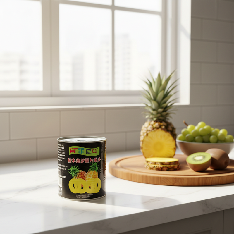 Canned Pineapple Slices in Heavy Syrup 836g Premium Philippines for Baking Desserts Fruit Salads