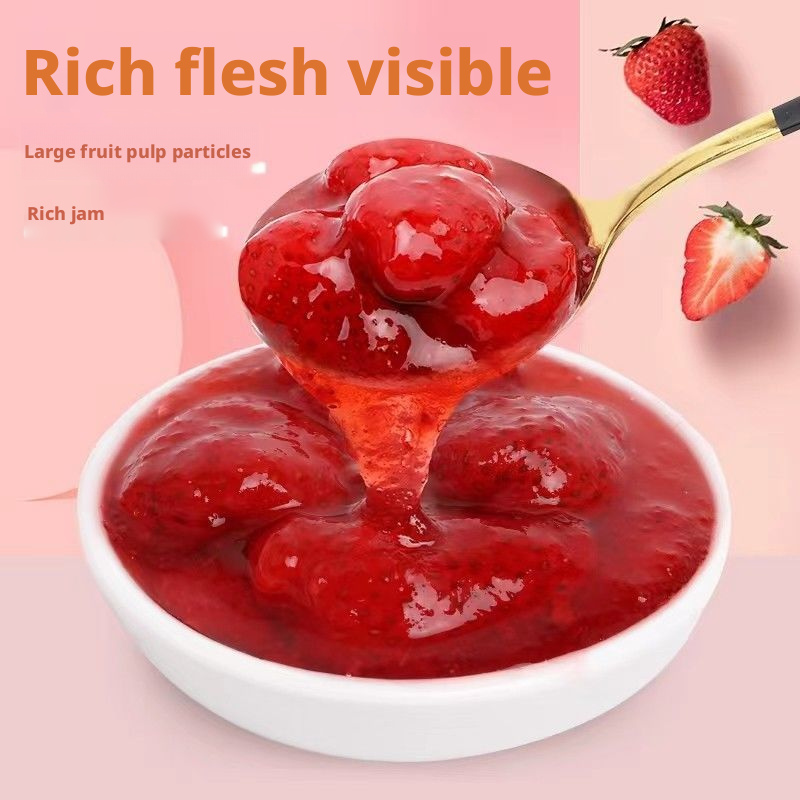 Strawberry Fruit Jam 2.5kg Bulk Jar  Natural Fruit Spread for Pancakes, Yogurt & Baking  Sweetened with Sugar Substitute