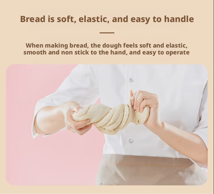 Bread Improver Softener Dough Enhancer Powder in Bag for Fluffy Light Volume Fast Rising Professional Bakery Use 1kg