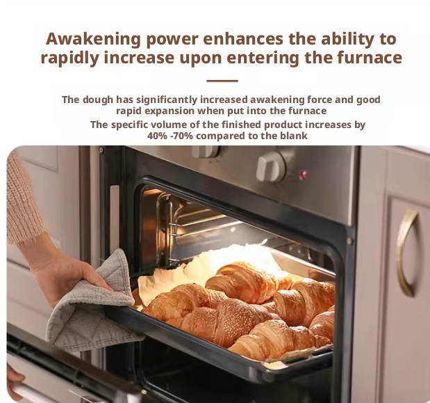 Bread Improver Softener Dough Enhancer Powder in Bag for Fluffy Light Volume Fast Rising Professional Bakery Use 1kg